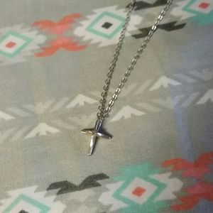 Gold cross necklace